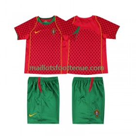 Maillot/Tenue Portugal 2004 Retro Enfant Domicile